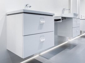 Тумба под раковину Ravak Comfort SD 800 подвесная MFPB/МДФ белый/белый X000001378