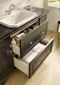 Тумба под раковину Roca Carmen 130х50 см матовый антрацит A857136417