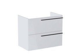 Тумба під раковину Roca Ella 78,5x44,6 см ДСП білий глянець A857770806