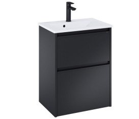 Тумба под раковину Roca Gap Pro 48,5x37,6 см ДСП черный матовый A857907532