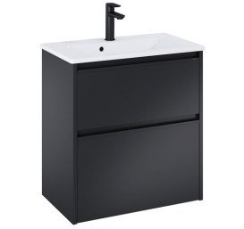 Тумба під раковину Roca Gap Pro 58,5x37,6 см ДСП чорний матовий A857908532