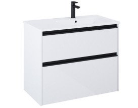 Тумба под раковину Roca Gap Pro 78,5х45,1 см правосторонняя ДСП белый глянцевый A857900806