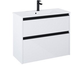 Тумба под раковину Roca Gap Pro 78,5x37,6 см ДСП белый глянцевый A857910806