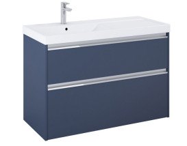 Тумба под раковину Roca Gap Pro 98,5х45,1 см левосторонняя ДСП синий матовый A857902538