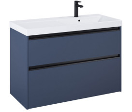 Тумба под раковину Roca Gap Pro 98,5х45,1 см правосторонняя ДСП синий матовый A857903538