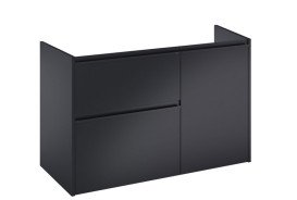 Тумба под раковину Roca Gap Pro 98,5х45,1 см левосторонняя ДСП черный матовый A857904532