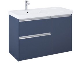 Тумба під раковину Roca Gap Pro 98,5х45,1 см лівостороння ДСП синій матовий  A857904538