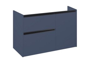 Тумба под раковину Roca Gap Pro 98,5х45,1 см левосторонняя ДСП синий матовый A857904538