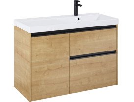 Тумба под раковину Roca Gap Pro 98,5х45,1 см правосторонняя ДСП светлый дуб A857905464