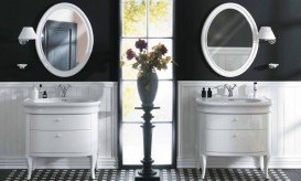 Тумба под раковину Simas Lante напольная 82х50 см дерево белый глянцевый LAM90