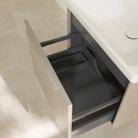 Тумба под раковину Villeroy & Bo ch Subway 3.0 57,2х42,9 см ДСП/алюминий таупC57700VM