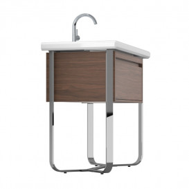 Тумба под раковину Villeroy & Boch Antheus 92,7х50 см сталь/дерево американский орех B06510PV