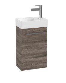 Тумба під раковину Villeroy & Boch Avento 34х23,4 см петлі зліва ДСП кам'яний дуб A87600RK