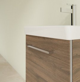 Тумба под раковину Villeroy & Boch Avento 43х38,4 см петли слева ДСП дуб аризона A88700VH