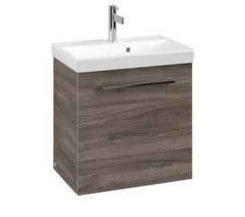 Тумба под раковину Villeroy & Boch Avento 53х38,4 см петли слева ДСП каменный дуб A88800RK