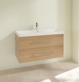 Тумба под раковину Villeroy & Boch Avento 98х48,4 см ДСП северный дуб A89200VJ