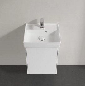 Тумба під раковину Villeroy & Boch Collaro 41х34,4 см петлі зліва МДФ білий глянсовий C00500DH