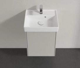Тумба під раковину Villeroy & Boch Collaro 41х34, 4 см петлі праворуч ДСП м'який сірий C00501VK