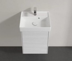 Тумба под раковину Villeroy & Boch Collaro 41х34,4 см петли справа ДСП белое дерево C00501E8