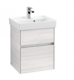 Тумба под раковину Villeroy & Boch Collaro 46х37,4 см ДСП белое дерево C00600E8