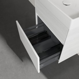 Тумба под раковину Villeroy & Boch Collaro 55,4х44,4 см ДСП белое дерево C00800E8