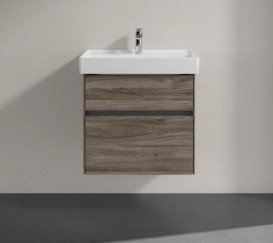 Тумба під раковину Villeroy & Boch Collaro 60,4х44,4 см ДСП кам'яний дуб C00900RK