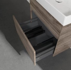 Тумба під раковину Villeroy & Boch Collaro 60,4х44,4 см ДСП кам'яний дуб C00900RK