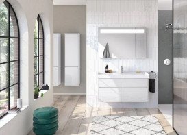 Тумба під раковину Villeroy & Boch Collaro 115,4 х44, 4 см ДСП білий матовий C01200MS