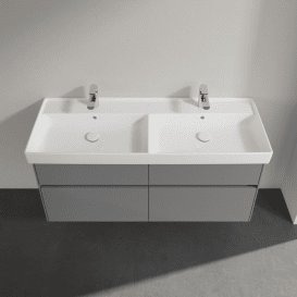 Тумба під раковину Villeroy & Boch Collaro 125,4 х44, 4 см МДФ глянсовий сірий C01300FP
