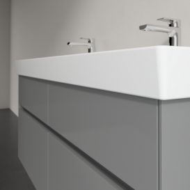 Тумба під раковину Villeroy & Boch Collaro 125,4 х44, 4 см МДФ глянсовий сірий C01300FP