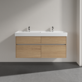 Тумба под раковину Villeroy & Boch Collaro 125,4х44,4 см ДСП северный дуб C01300VJ