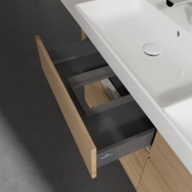 Тумба под раковину Villeroy & Boch Collaro 125,4х44,4 см ДСП северный дуб C01300VJ