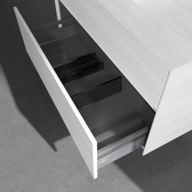 Тумба під раковину Villeroy&Boch Collaro 100х50 см ДСП біле дерево C01400E8