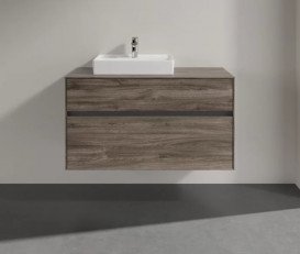 Тумба під раковину Villeroy & Boch Collaro 100х50 см ДСП кам'яний дуб C01400RK