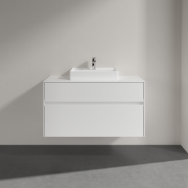 Тумба под раковину Villeroy & Boch Collaro 100х50 см ДСП белый матовый C01600MS