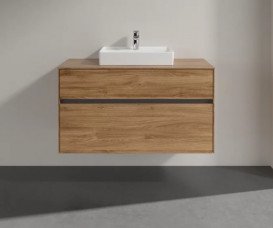 Тумба під раковину Villeroy & Boch Collaro 100х50 см ДСП дуб канзас C01600RH