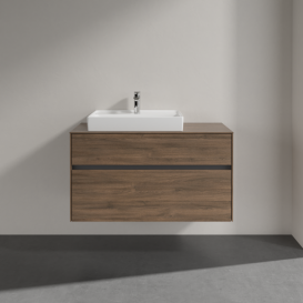 Тумба під раковину Villeroy & Boch Collaro 100х50 см ДСП дуб аризона C01700VH