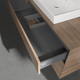 Тумба під раковину Villeroy & Boch Collaro 100х50 см ДСП дуб аризона C01700VH