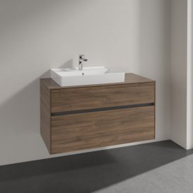 Тумба під раковину Villeroy & Boch Collaro 100х50 см ДСП дуб аризона C01700VH