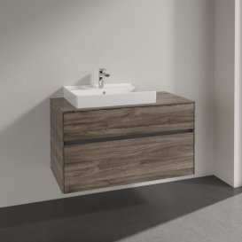 Тумба под раковину Villeroy & Boch Collaro 100х50 см ДСП каменный дуб  C01700RK