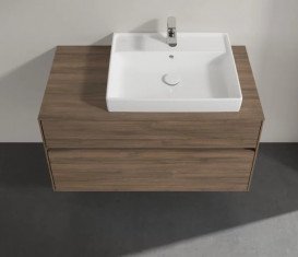 Тумба под раковину Villeroy & Boch Collaro 100х50 см ДСП дуб аризона C01800VH