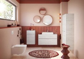 Тумба под раковину Villeroy & Boch Collaro 100х50 см ДСП белое дерево C01900E8