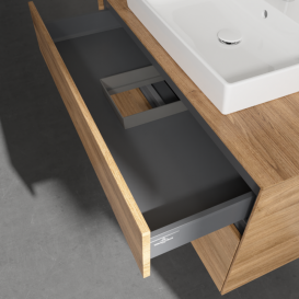 Тумба под раковину Villeroy & Boch Collaro 100х50 см ДСП дуб канзас  C01900RH