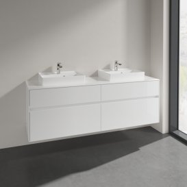 Тумба под раковину Villeroy & Boch Collaro 160х50 см ДСП белый матовый C02100MS