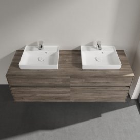 Тумба під раковину Villeroy & Boch Collaro 160х50 см ДСП кам'яний дуб C02100RK