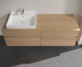 Тумба під раковину Villeroy&Boch Collaro 160х50 см ДСП північний дуб C02200VJ