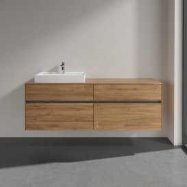 Тумба под раковину Villeroy & Boch Collaro 160х50 см ДСП дуб канзас C02200RH