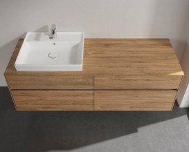 Тумба под раковину Villeroy & Boch Collaro 160х50 см ДСП дуб канзас C02200RH