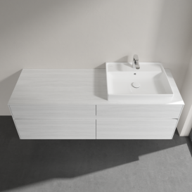 Тумба под раковину Villeroy & Boch Collaro 160х50 см ДСП белое дерево C02300E8