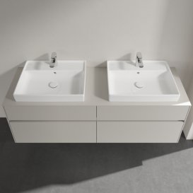 Тумба под раковину Villeroy & Boch Collaro 160х50 см ДСП мягкий серый C02400VK